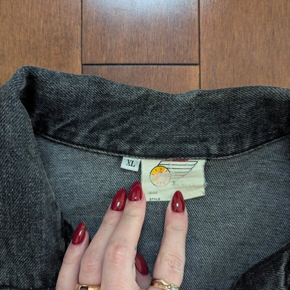 JEFF HAMILTON VINTAGE 1980s FRINGE DENIM JACKET - Picture 2 of 7